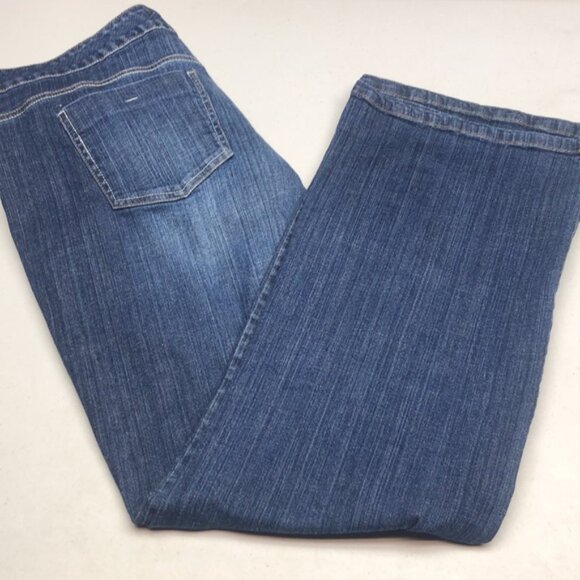 ALFRED SUNG VINTAGE WIDE LEG JEANS 20Wx30 ⭐ - Picture 4 of 9